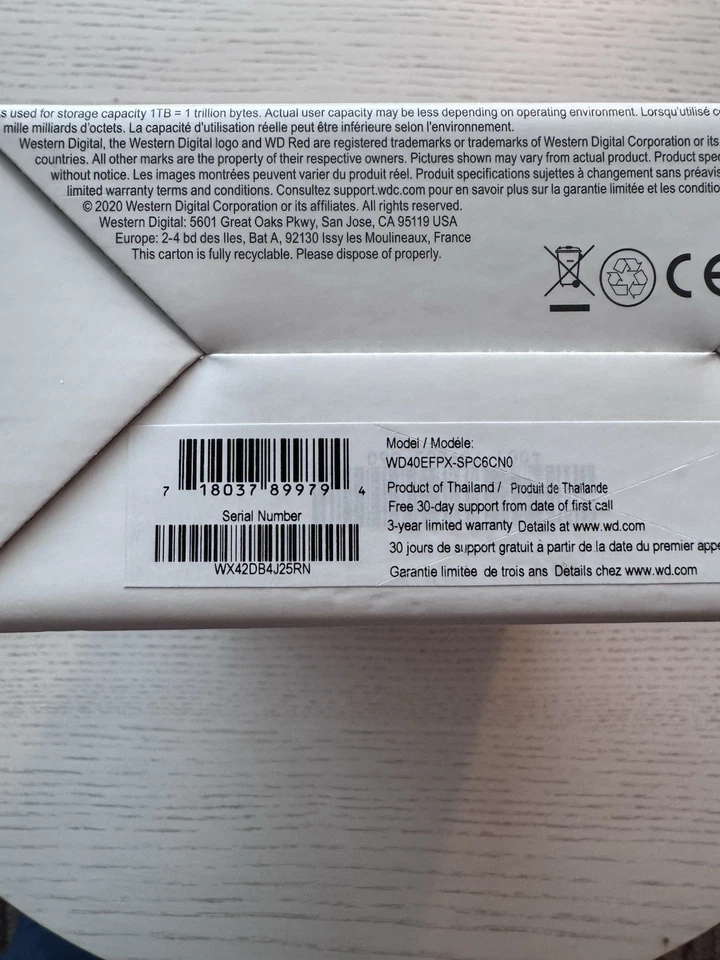 Western Digital 4TB WD Red Plus NAS SATA HDD Internal Hard Drive HDD - WD40EFPX - Image 4 of 4