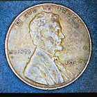 1942 Wheat Penny - No Mint Mark ERROR  ~ Missing Letters ~ ERROR!