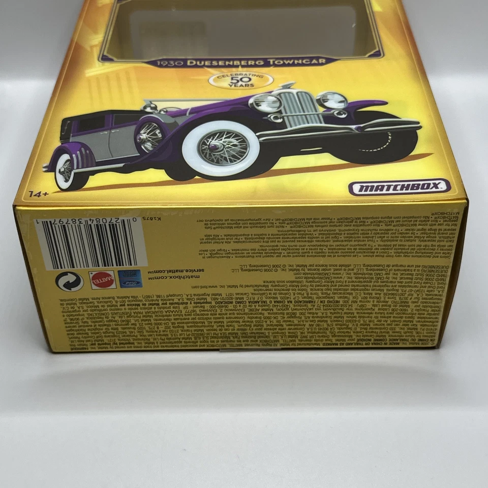 Matchbox Models of Yesteryear 1930 Duesenberg TownCar NEW + FAST SHIPPING - Image 3 of 4