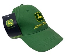 John Deere Green Trademark Cap Cary Francis Group Classic 100 Cotton New W/Tag