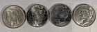 LOT OF 4 1922 P PEACE SILVER DOLLARS #7