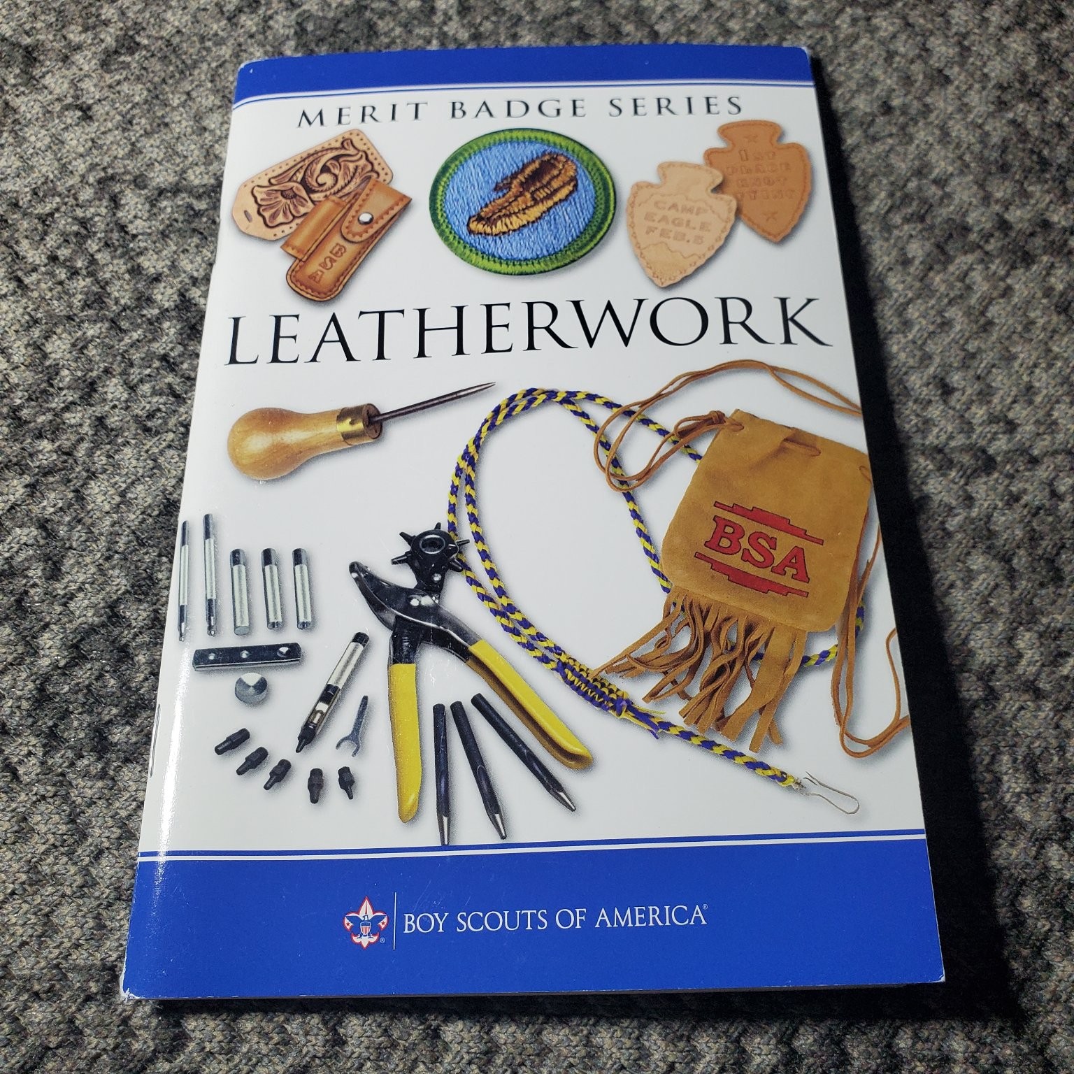 Leatherwork Boy Scouts of America 2014 Printing Merit Badge Series | eBay