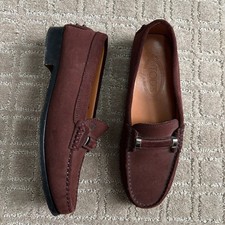Tod's Brown Leather Loafer Flats Women's EU 37 US 7 Slip On Preppy Old Money