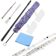 Flute Cleaner Care Cleaning Kit, Flute Cleaning Cotton Cleaning Brush, Flute