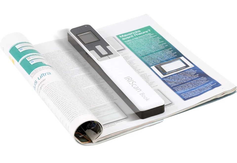 IRIScan Book 5 Handheld Portable Document Scanner USB In White 458743 New Sealed - Image 2 of 4