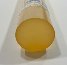 Semi-Clear Amber Polyurethane Rubber Rod - 95A - 1-3/4" Dia x 4 ft. Long 40% off