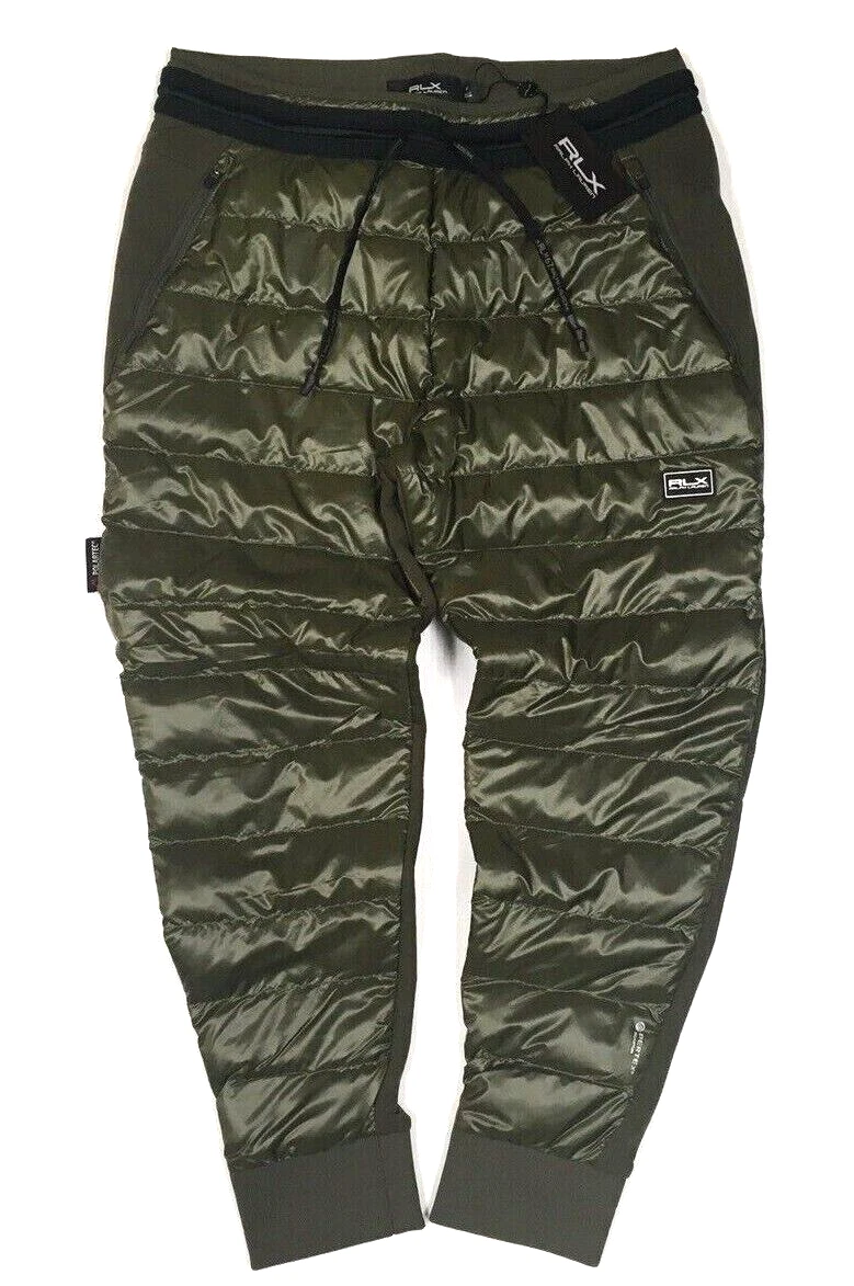 RLX Polo Ralph Lauren Military US Army 750 Down Jogger Ski Snow Pants Sweatpants