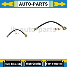 2x Brake Hose Front For Chevrolet Corvette 1988-1992