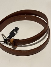 Polo Ralph Lauren 38 Brown Pebbled Leather Belt