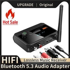 Home Stereo Audio Receiver Bluetooth 5.3 AUX USB Optical HD Music to RCA Adapter
