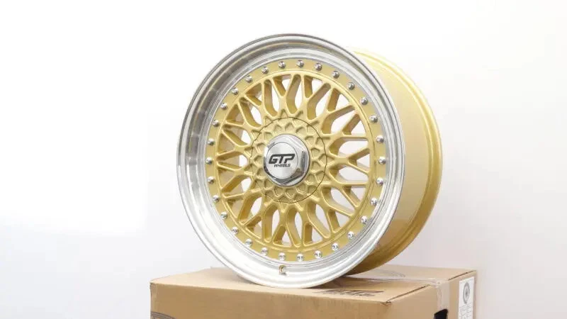 GTP WHEELS GTP 072 7x15" 4x100/108 ET35 73.1 Gold poliert - Bild 1 von 1
