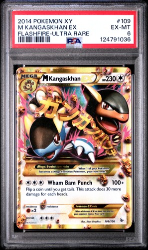 M Kangaskhan-EX graded PSA 6 for sale on eBay