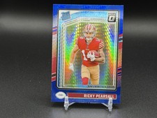 RICKY PEARSALL 2024 DONRUSS OPTIC BLUE HYPER HOLO ROOKIE RC #284 $25.00 49'ERS