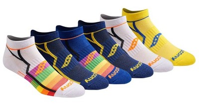 Saucony Herren Multipack Bolt Performance 8-12, hell sortiert (6 Paar) 
