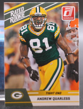 2010 Donruss Rated Rookie - Andrew Quarless #3 (RC) (Penn State Nittany Lions)