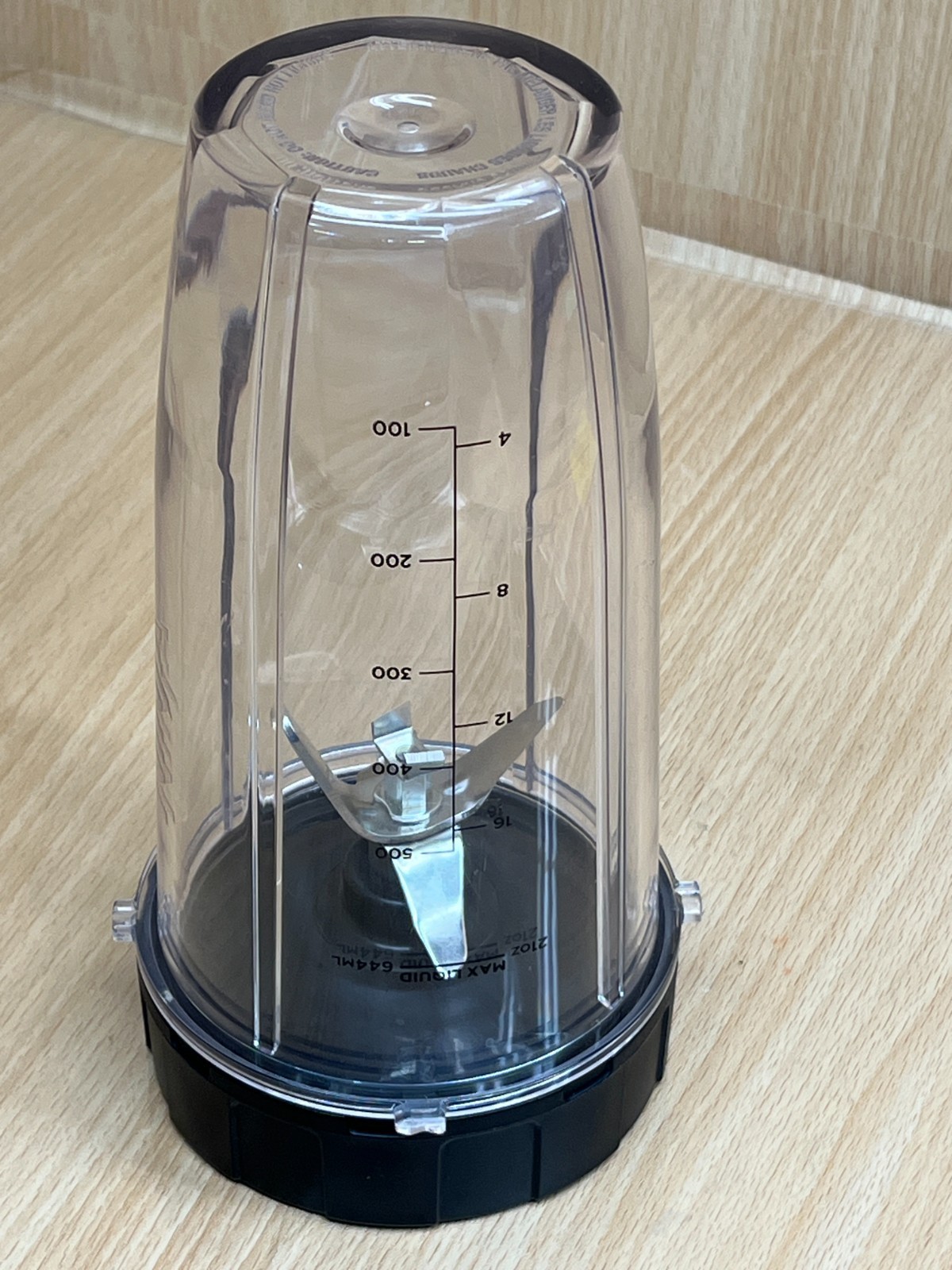 Nutri Ninja 21 Oz Single Serve Blender Cup with Blade Assembly Replacement OEM