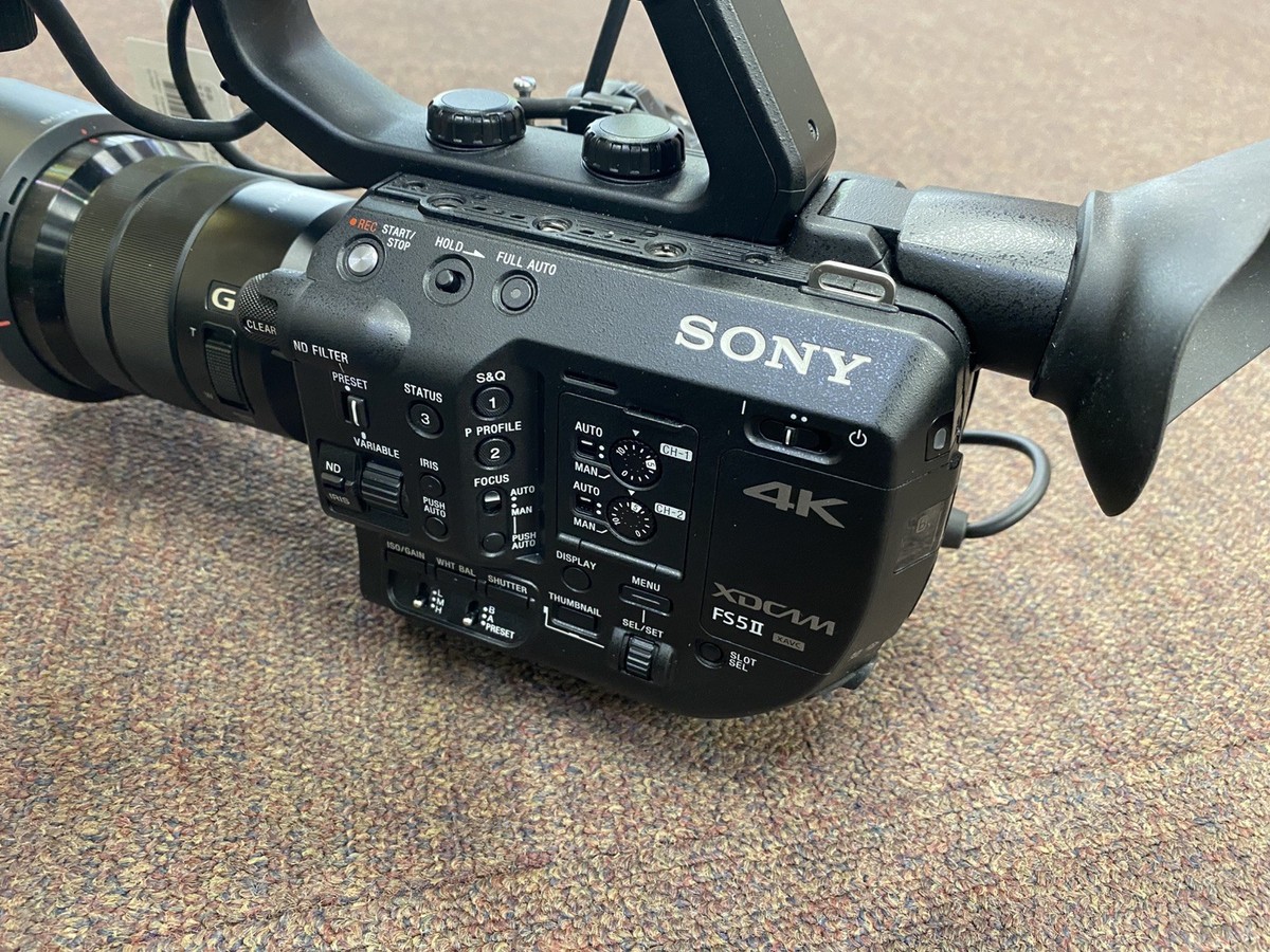 Sony FS5Ⅱ　PXW-FS5M2 Sony PXW-FS5M2 4K XDCAM Super 35mm Compact Camcorder with 18