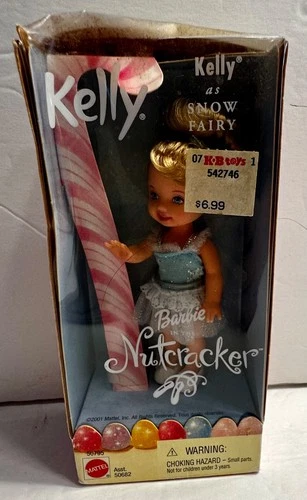 Barbie In The Nutcracker Kelly As SNOW FAIRY Doll In Package ~ Vintage 2001