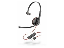 Plantronics 8M3X3AAABA Poly Blackwire 3210 Monaural Accs Usb-a Headset Taa-us