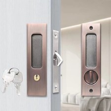Keyed Lock System for Balcony Wooden Sliding Doors Invisible and Reliable