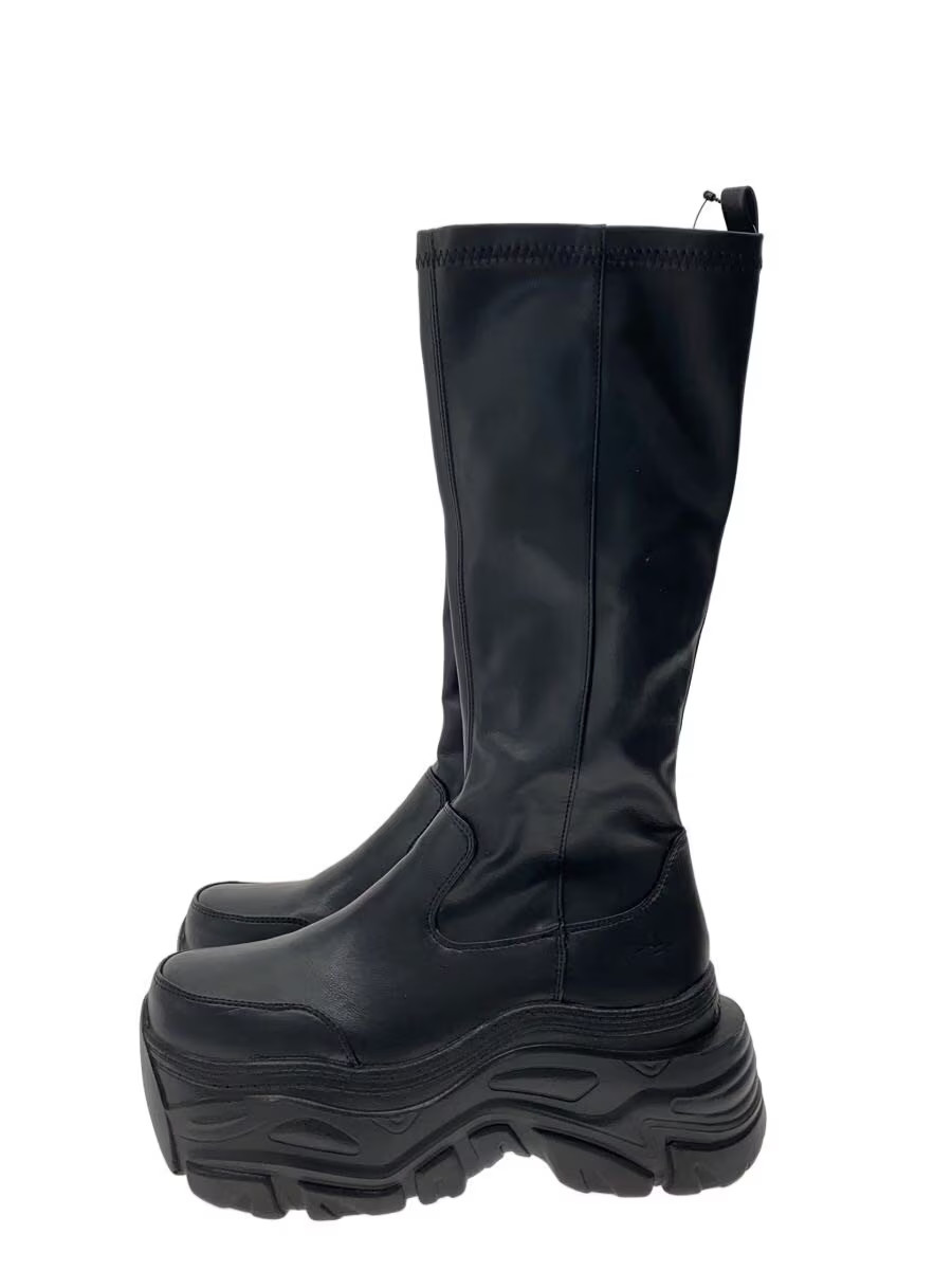 Yosuke Yosuke Thick Soled Stretch Boots L Blk Kf000 | eBay