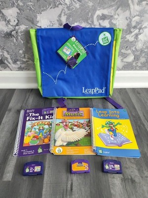 Leap Frog LeapPad Lernbücher & Patronen mit Tragetasche - sehr guter Zustand!!!