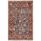 4'x6'3" Blue Antique Caucasian Design Soft Wool Hand Knotted Oriental Rug 2420