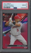 2021 Topps Finest Red Refractor #1 Albert Pujols /5 Gem Mint PSA 10