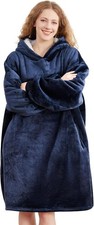 Wearable Blanket Hoodie Warm Cozy Sweatshirt Oversized Hooded for Men Women Gift