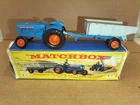MATCHBOX LESNEY - K-11 - FORDSON TRACTOR - PLAYWORN IN DAMAGED ORIGINAL BOX