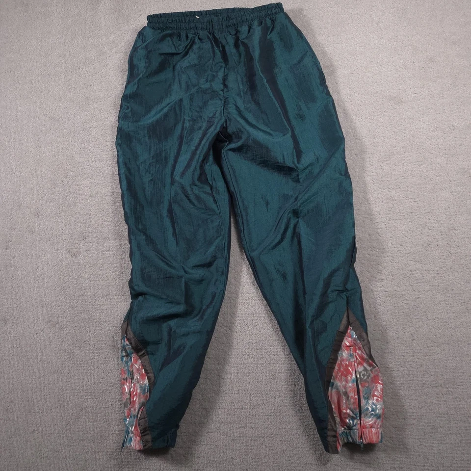 Pantalones deportivos Active Code de colección para mujer medianos de nailon cortavientos con cremallera al tobillo años 90 Foto 2 de 4