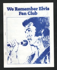 November 30, 1990 We Remember Elvis Fan Club Newsletter  #A1703