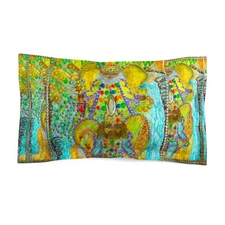 Vibrant Microfiber Pillow Sham - Colorful Art for Home Decor, Gift for Occasions