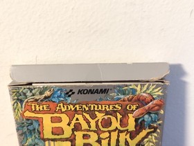Adventures of BAYOU BILLY (Nintendo NES) Complete + Protector, Untested 