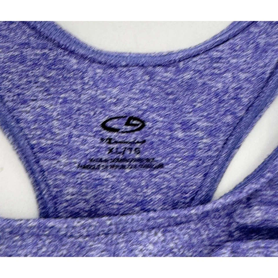 Sujetador deportivo C9 BY CHAMPION púrpura espalda deportiva sin costuras soporte medio XL para mujer Foto 3 de 4