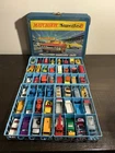 Vintage Matchbox Super Fast Carrying Case With 48 Lesney Trucks And Cars ￼