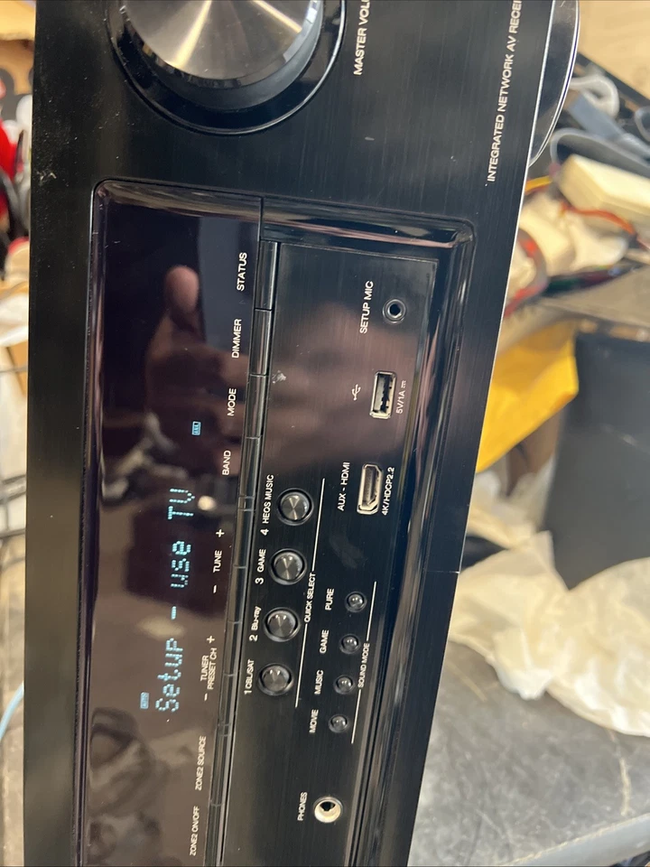 Denon Home Theater Receiver - AVR S730H - 7.2 Channel untested - Image 3 of 4