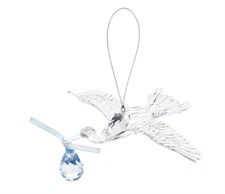 Crystal Expressions Ganz Blue Stork Ornament Ornament , ACRY-1167