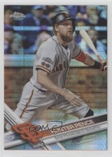 2017 Topps Chrome Prism Refractor Hunter Pence #128 01z9