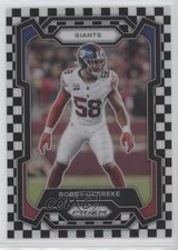 2023 Panini Prizm Black & White Checker Prizm Bobby Okereke #124 0x1