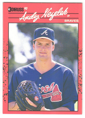 1990 Donruss Andy Nezelek #523b ERR,DOB Error