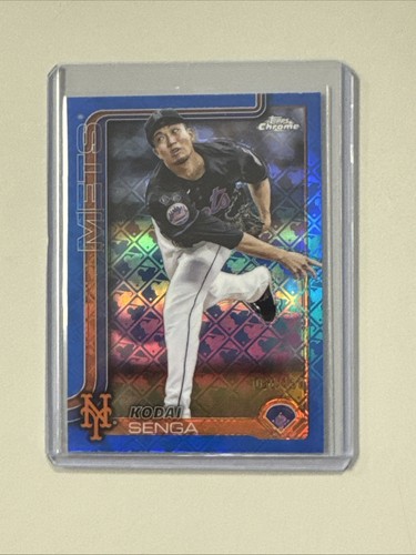 2025 Topps Chrome Logofractor Kodai Sengs Blue Refractor /150