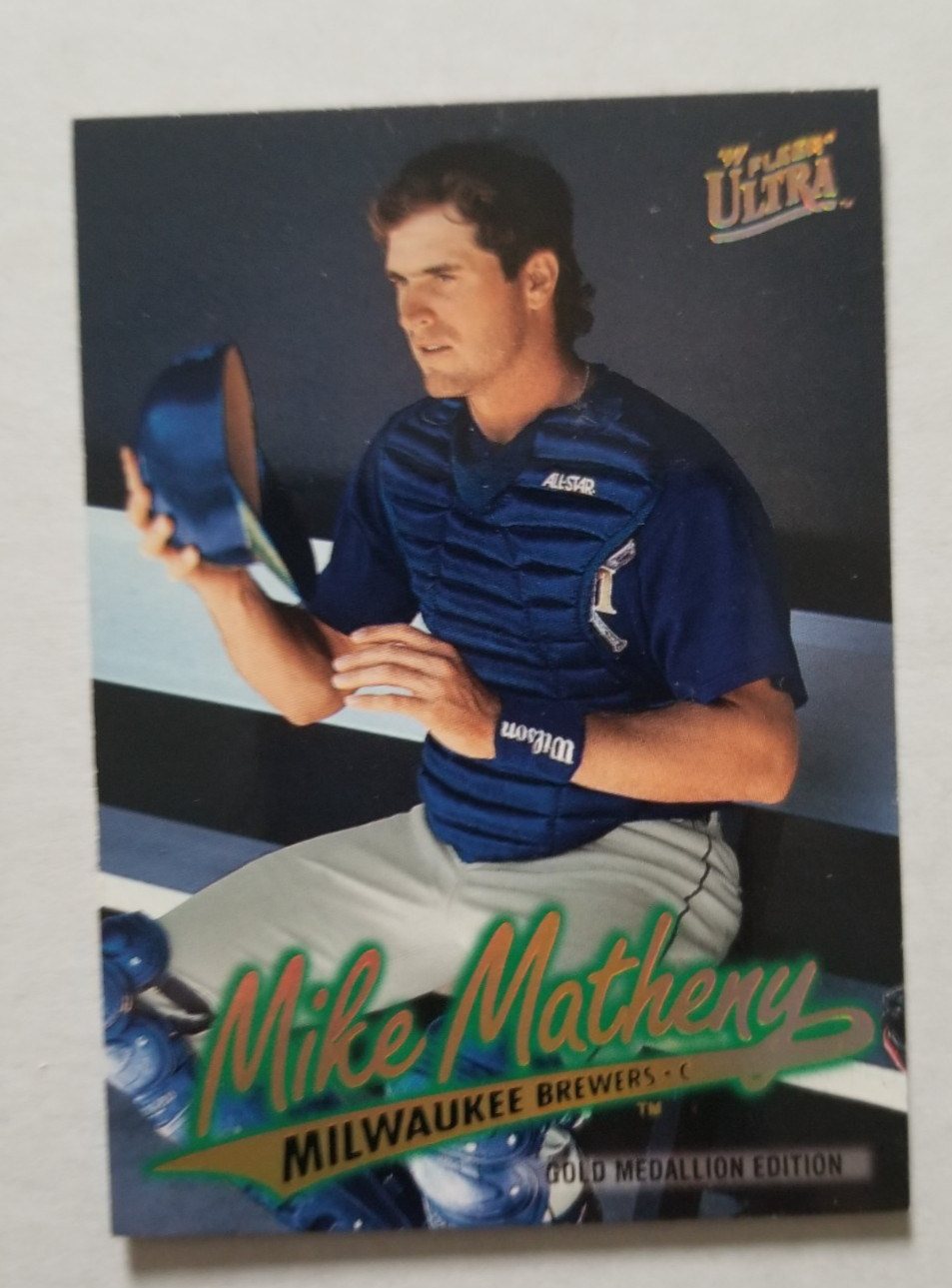 Mike Matheny #G78 1997 Ultra Gold Medallion