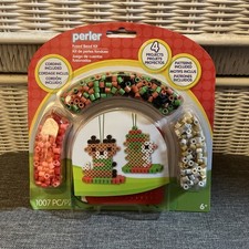 Perler Snowboarding Animals Fused Bead Holiday Christmas Kit - 1007 PC