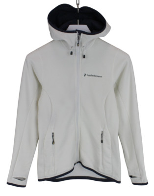 PEAK PERFORMANCE R&D W Go ZH Polartec Kapuze Damen Klein Reißverschluss Daumen