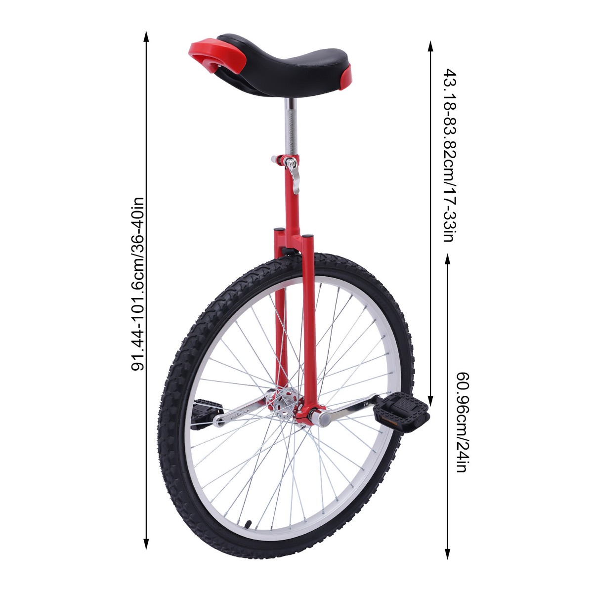 Unicycle Adjustable Height Height Adjustable Unicycle - One Wheel Bike ...