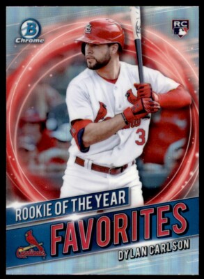 Dylan Carlson 2021 Bowman Chrome Rookie of the Year Favorites #RRY-DC St. Louis