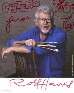 ROLF-HARRIS-HAND-SIGNED-8x10-PHOTO-COA-GREAT-ARTIST-WITH-ORIGINAL-DRAWING