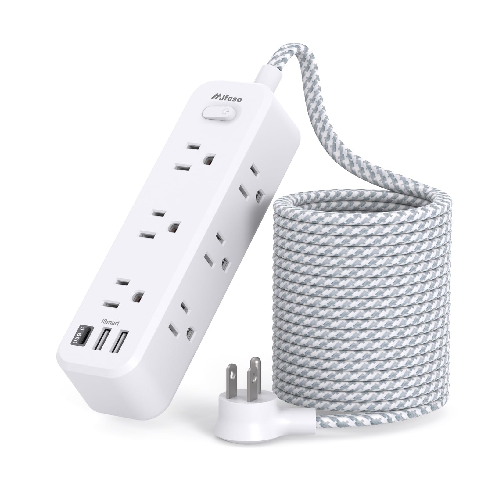 Extension Cord 15 ft, Surge Protector Power Strip, Long Extension Cord with 9...