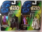 1997 Kenner Star Wars POTF Darth Vader &  Princess Leia Organa Brand New Sealed